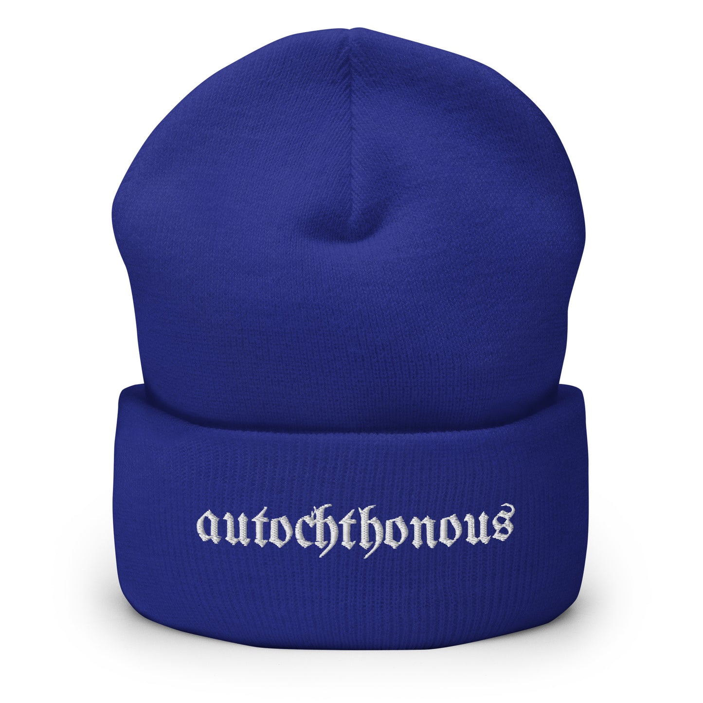 Autochthonous Beanie / weißes Logo