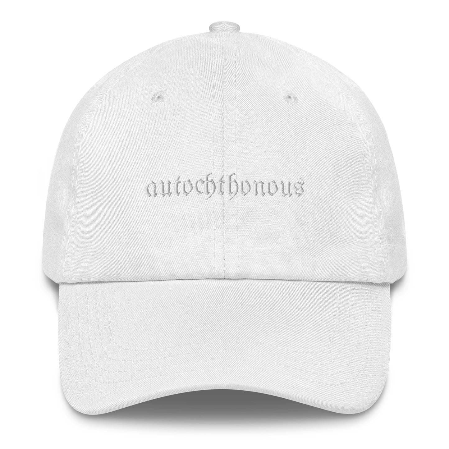 Autochthonous Dad-Hat / weißes Logo