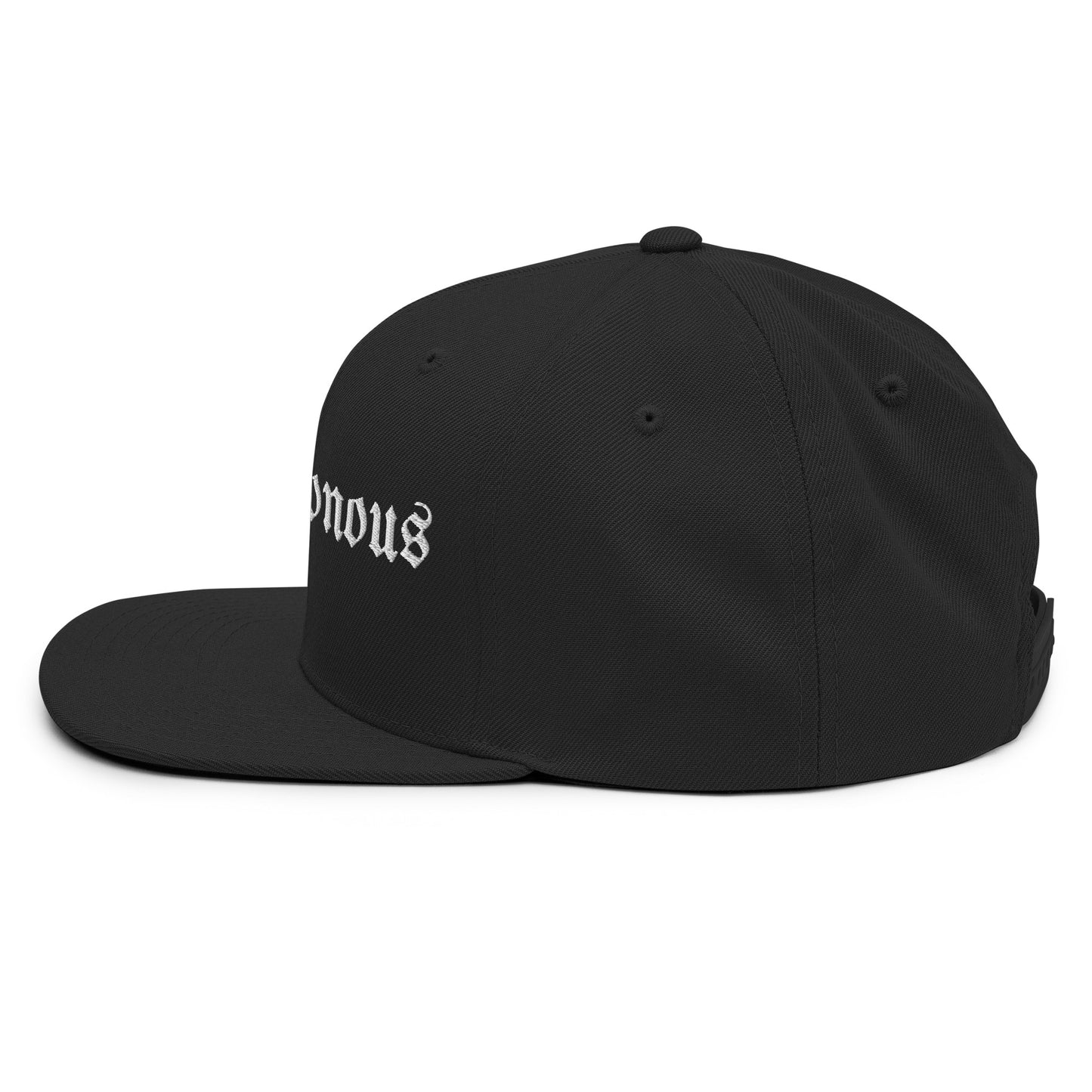 Autochthonous Snapback-Cap / weißes Logo