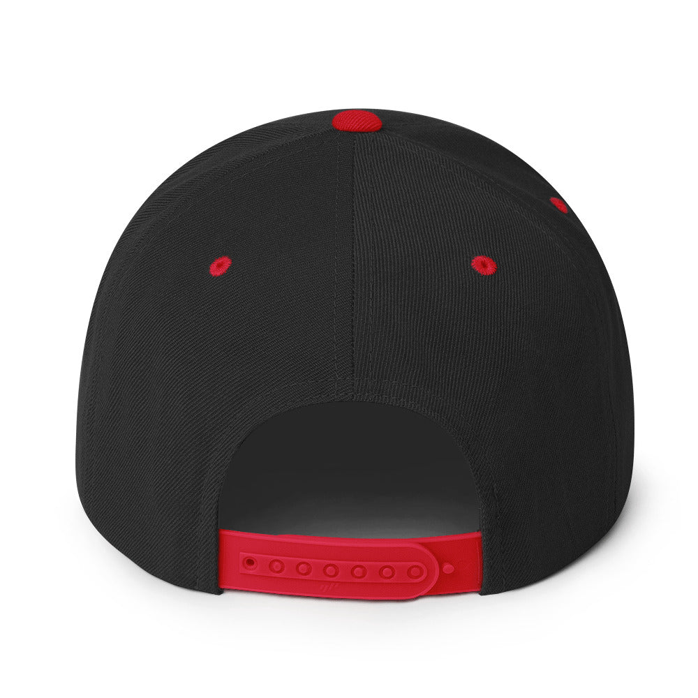 Autochthonous Snapback-Cap / schwarzes Logo