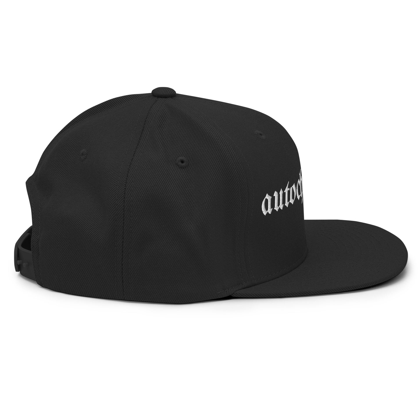 Autochthonous Snapback-Cap / weißes Logo