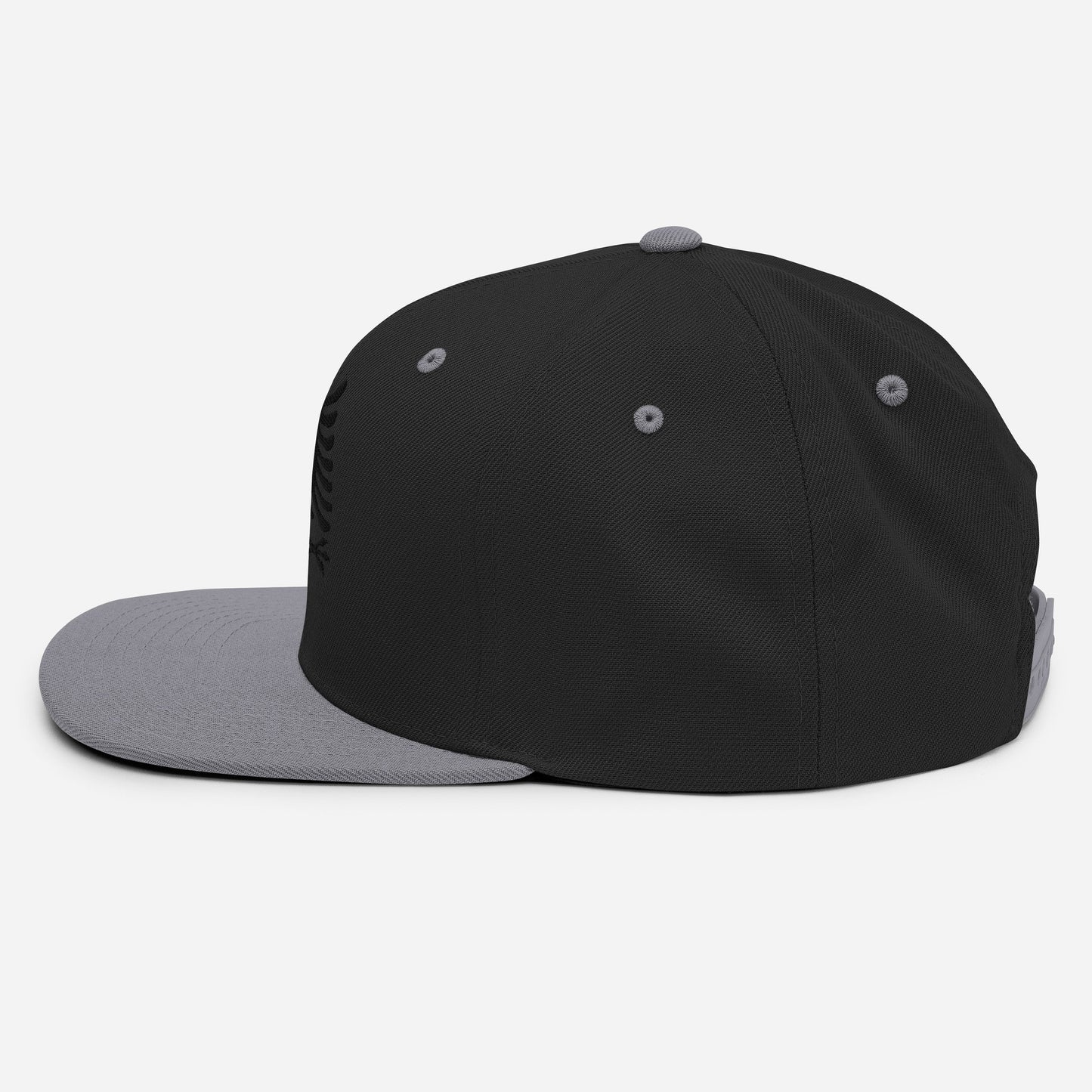 Autochthonous Snapback-Cap / schwarzer Adler