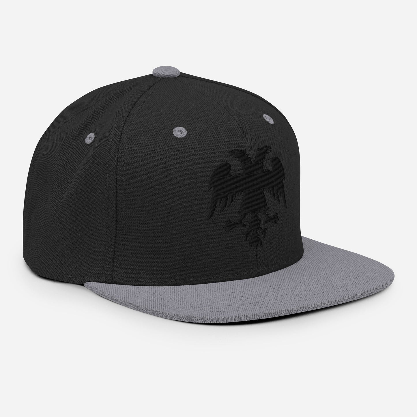 Autochthonous Snapback-Cap / schwarzer Adler