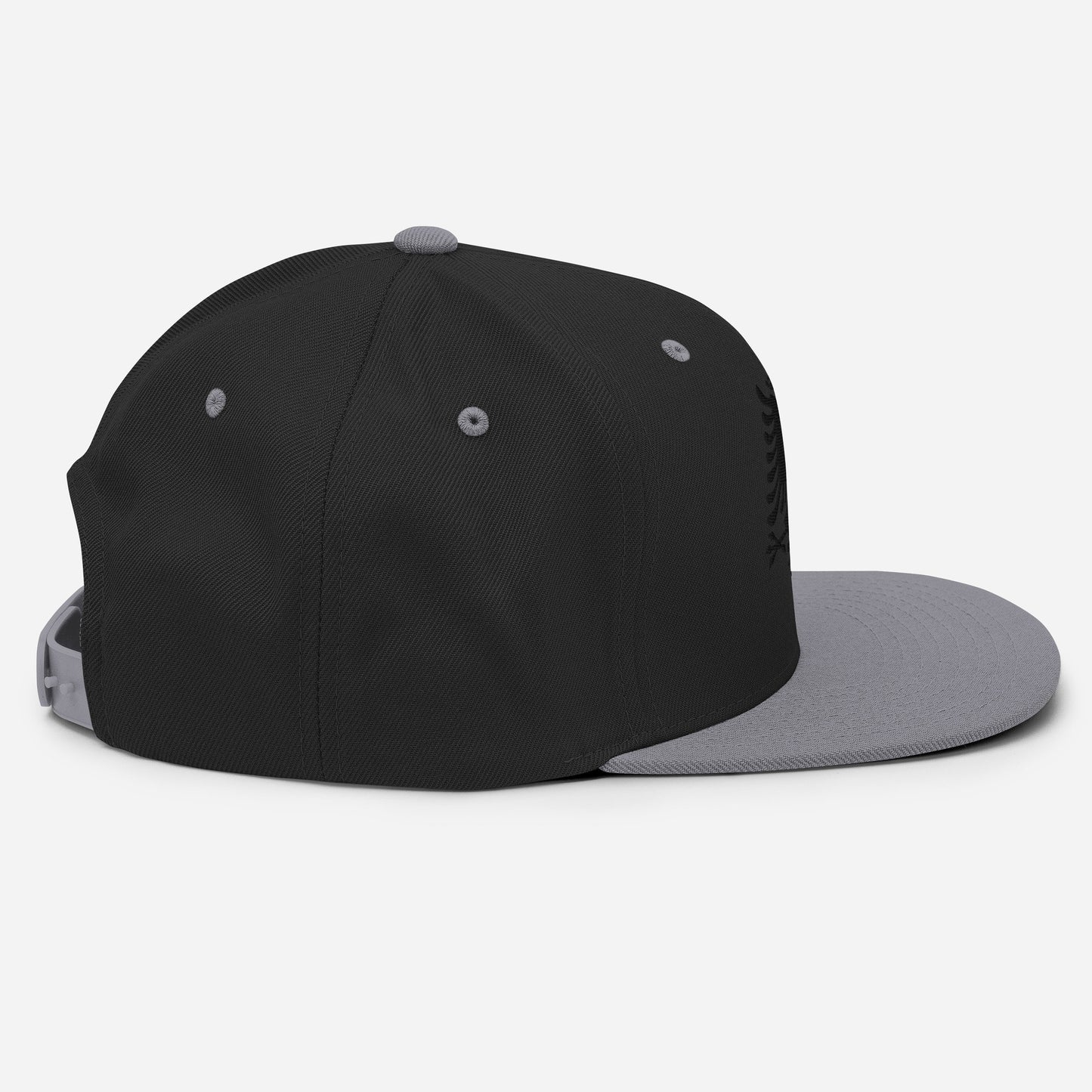 Autochthonous Snapback-Cap / schwarzer Adler