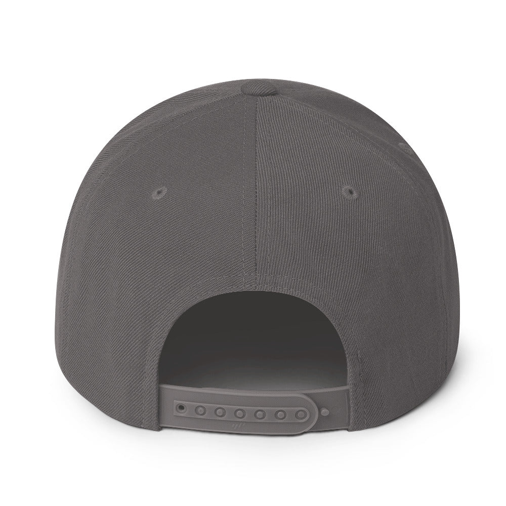 Autochthonous Snapback-Cap / schwarzes Logo