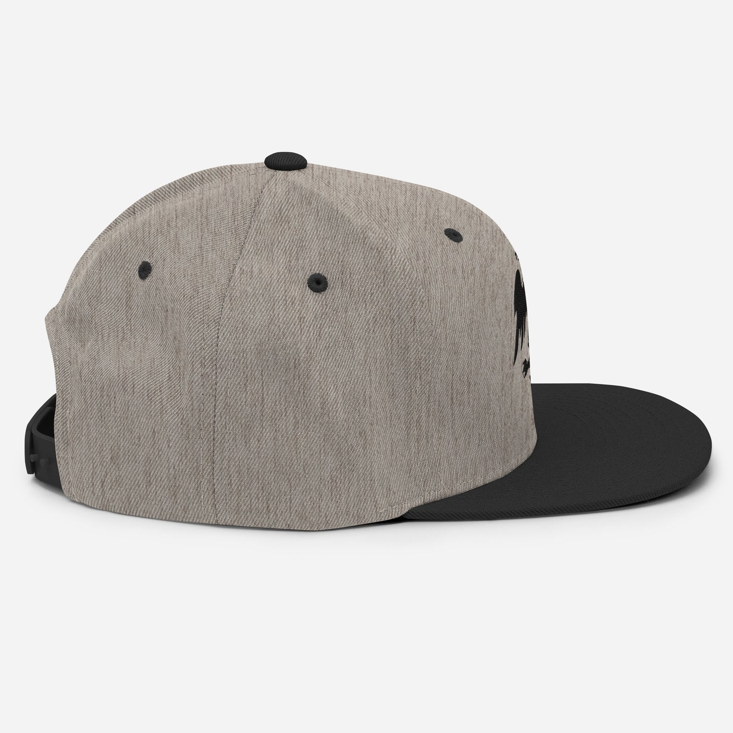 Autochthonous Snapback-Cap / schwarzer Adler