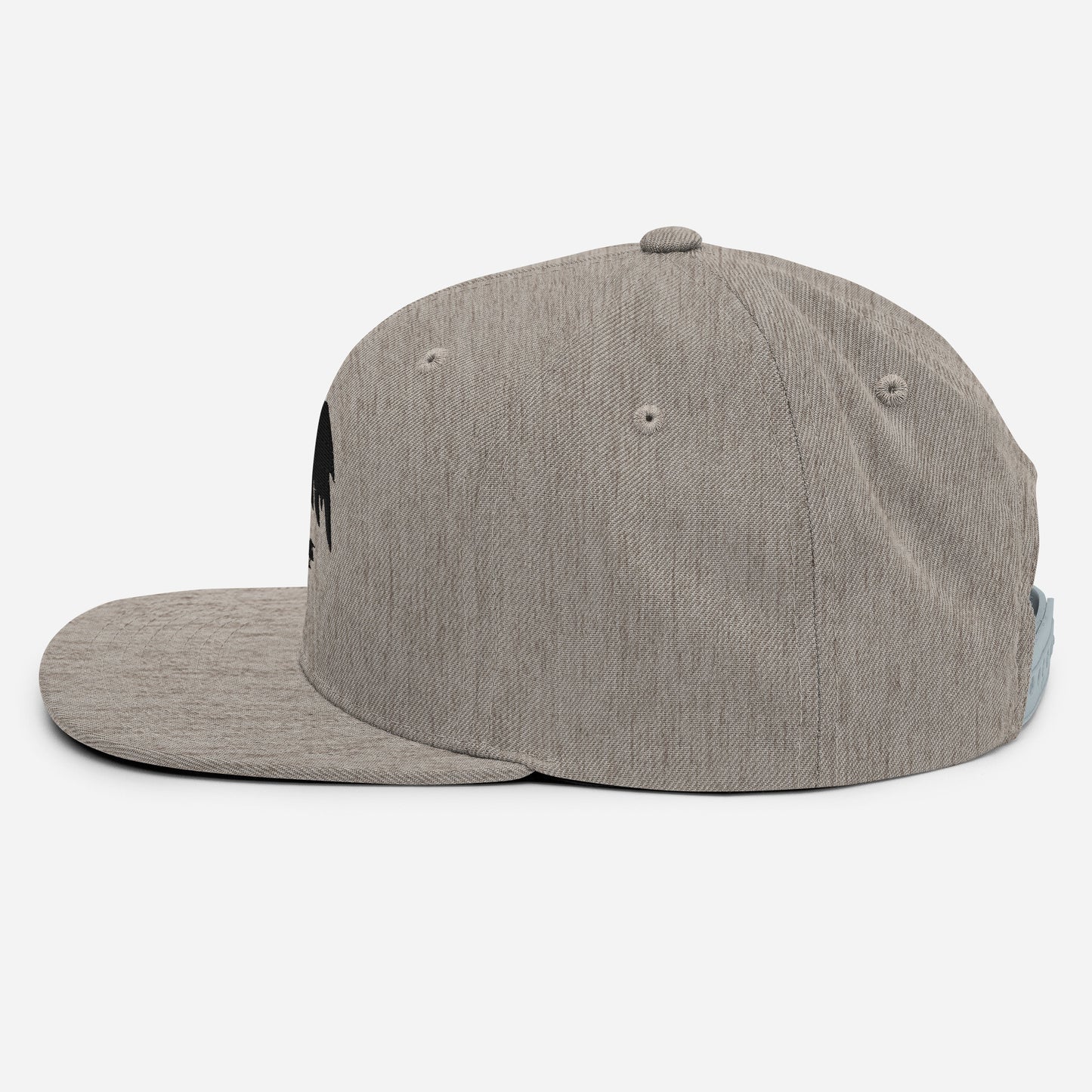 Autochthonous Snapback-Cap / schwarzer Adler