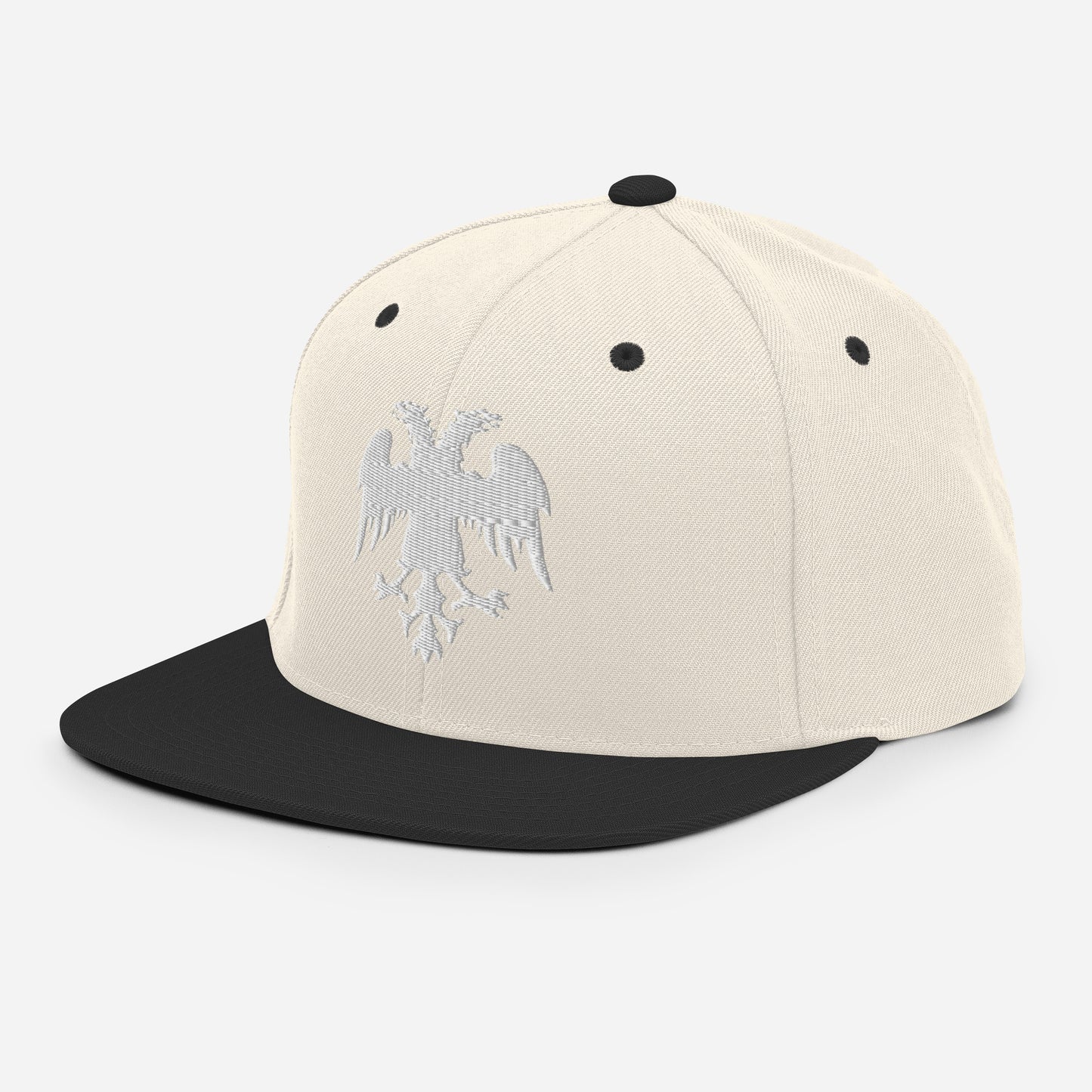 Autochthonous Snapback-Cap / weißer Adler