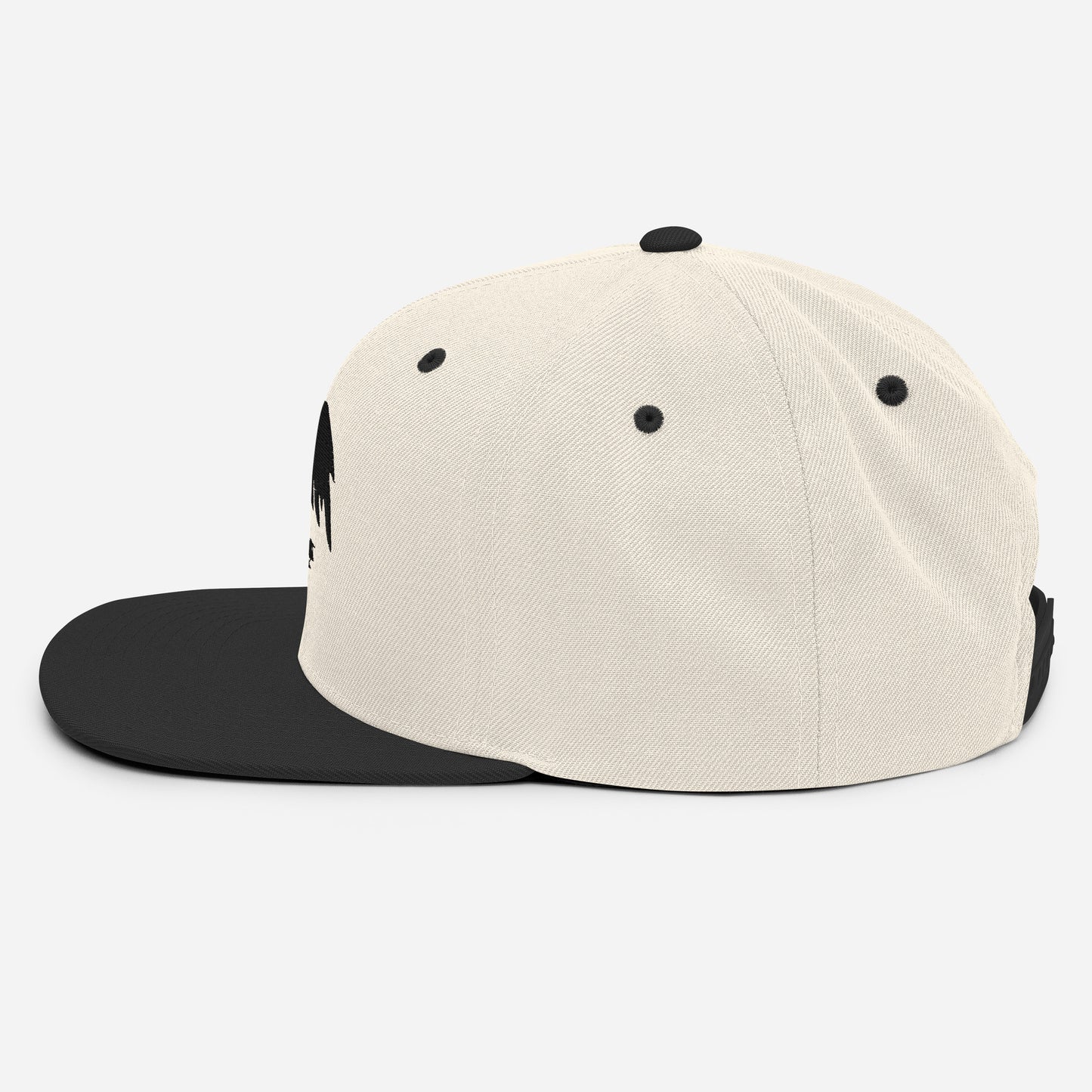 Autochthonous Snapback-Cap / schwarzer Adler