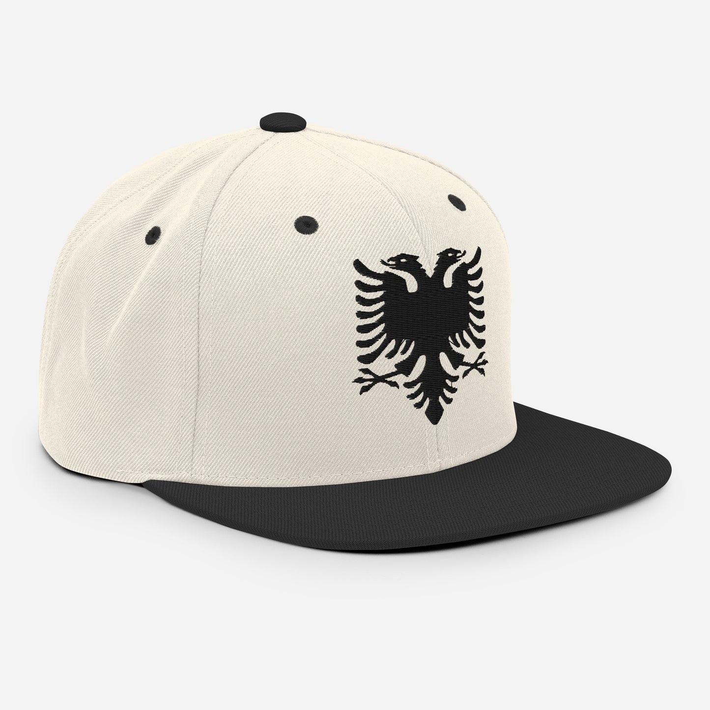 Autochthonous Snapback-Cap / schwarzer Adler