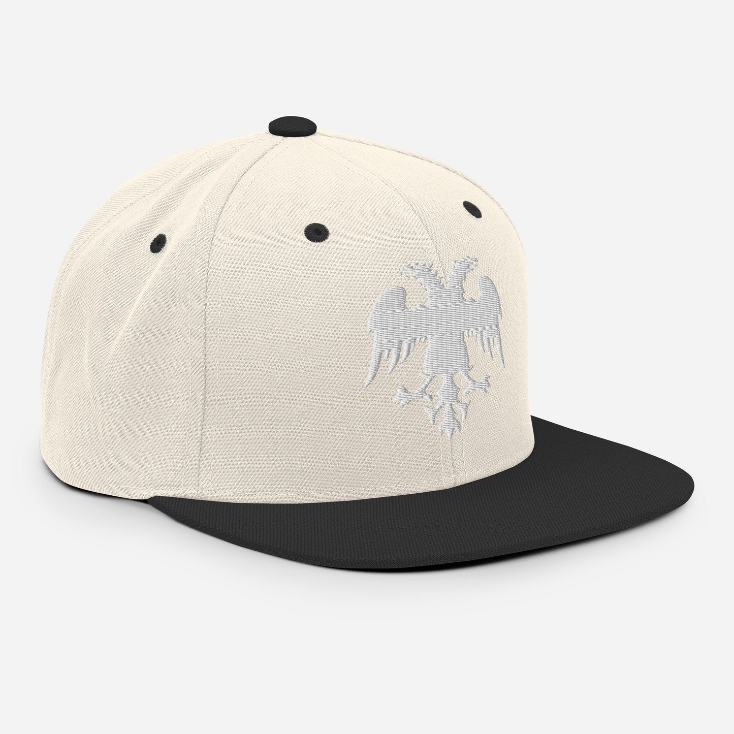 Autochthonous Snapback-Cap / weißer Adler