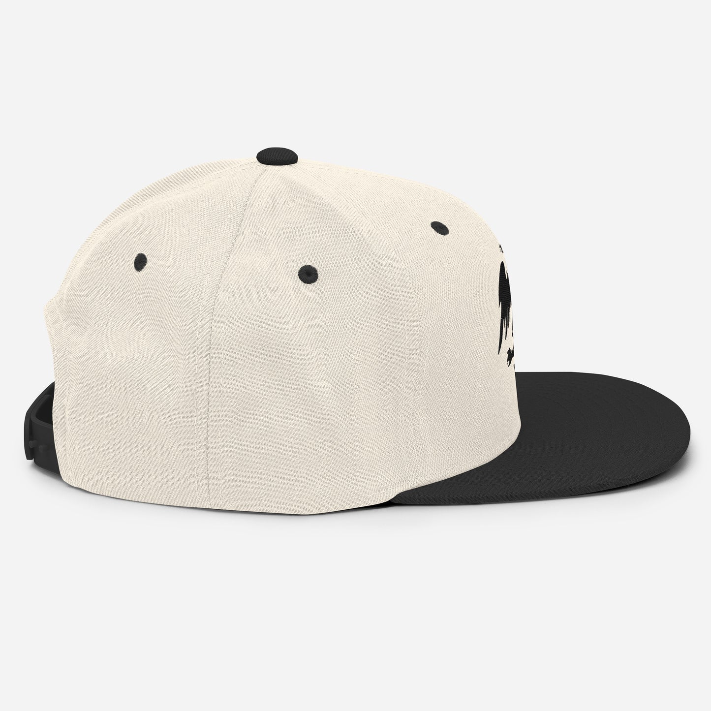 Autochthonous Snapback-Cap / schwarzer Adler