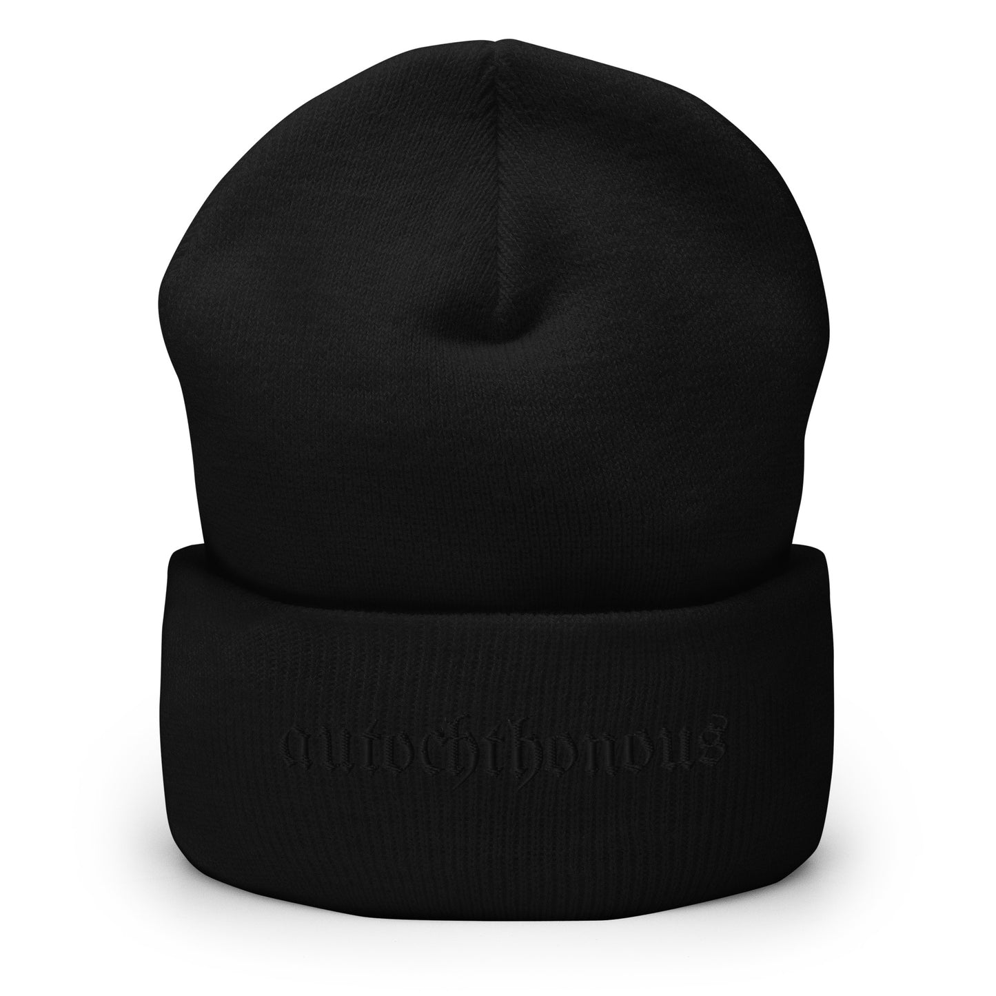 Autochthonous Beanie / schwarzes Logo