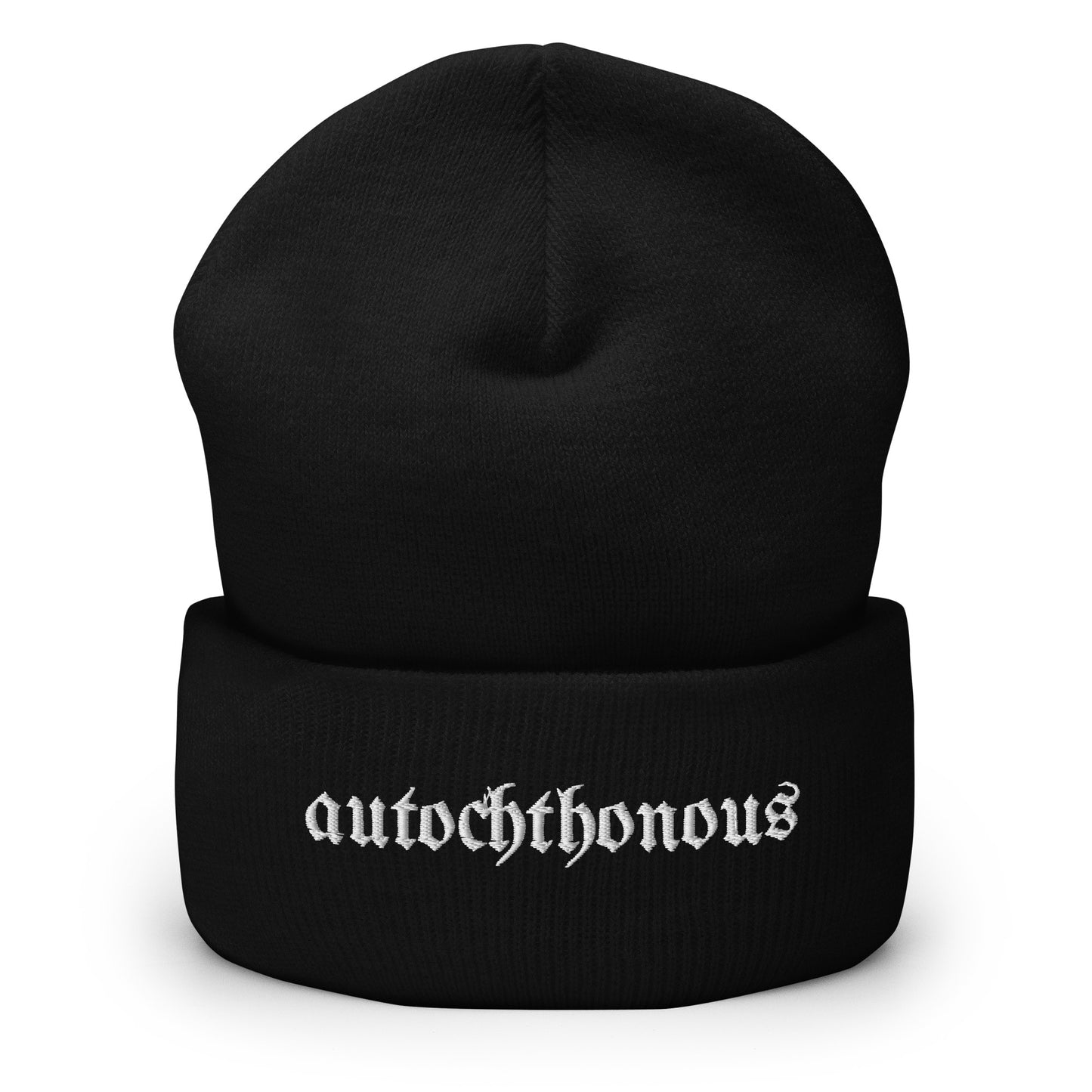 Autochthonous Beanie / weißes Logo