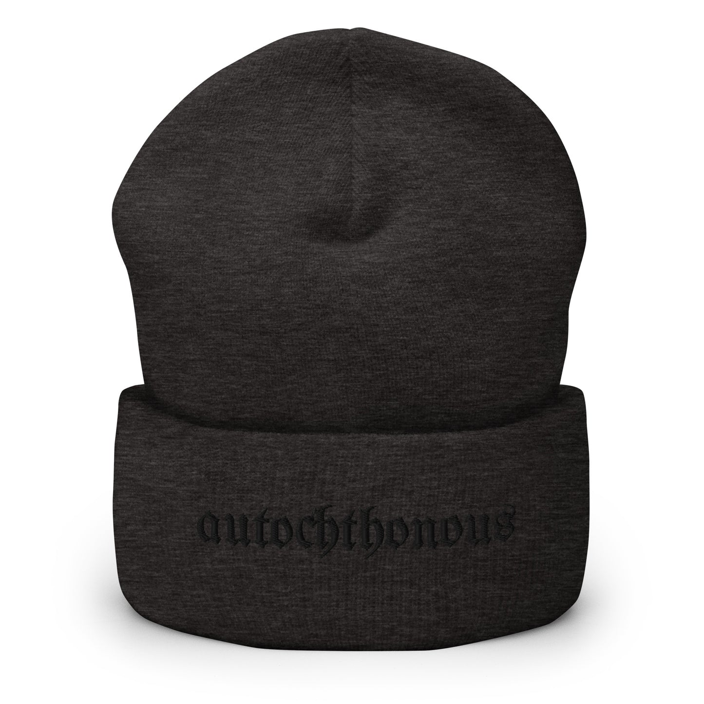 Autochthonous Beanie / schwarzes Logo