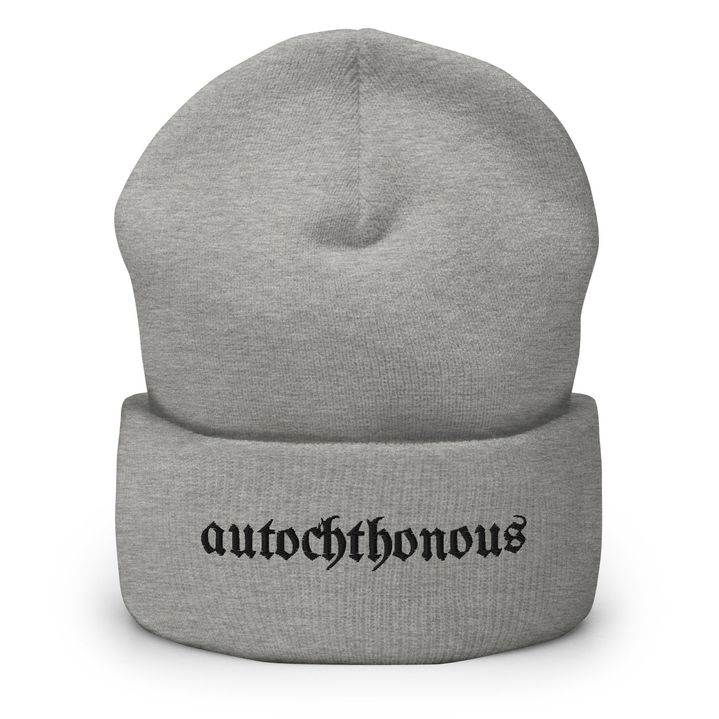 Autochthonous Beanie / schwarzes Logo