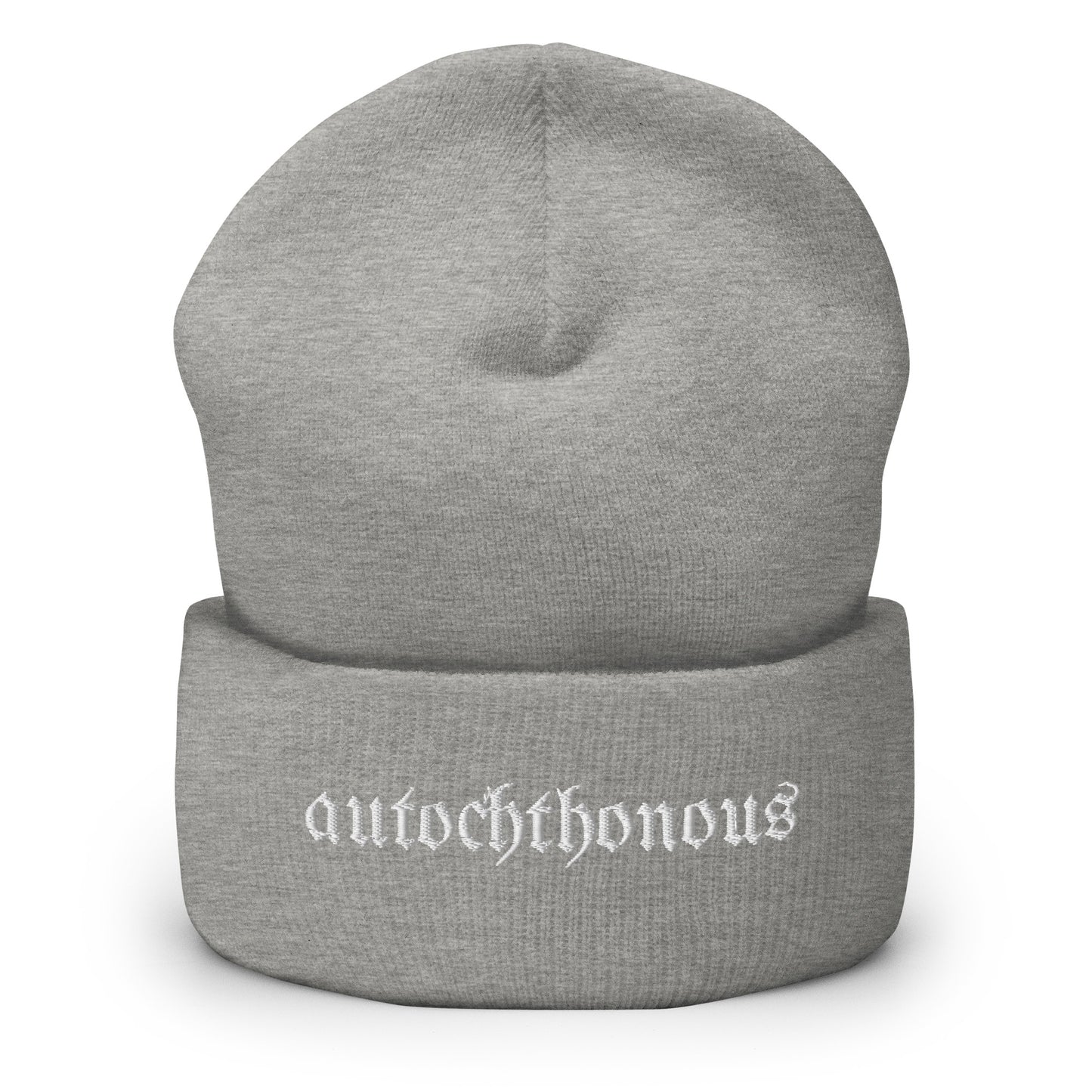 Autochthonous Beanie / weißes Logo