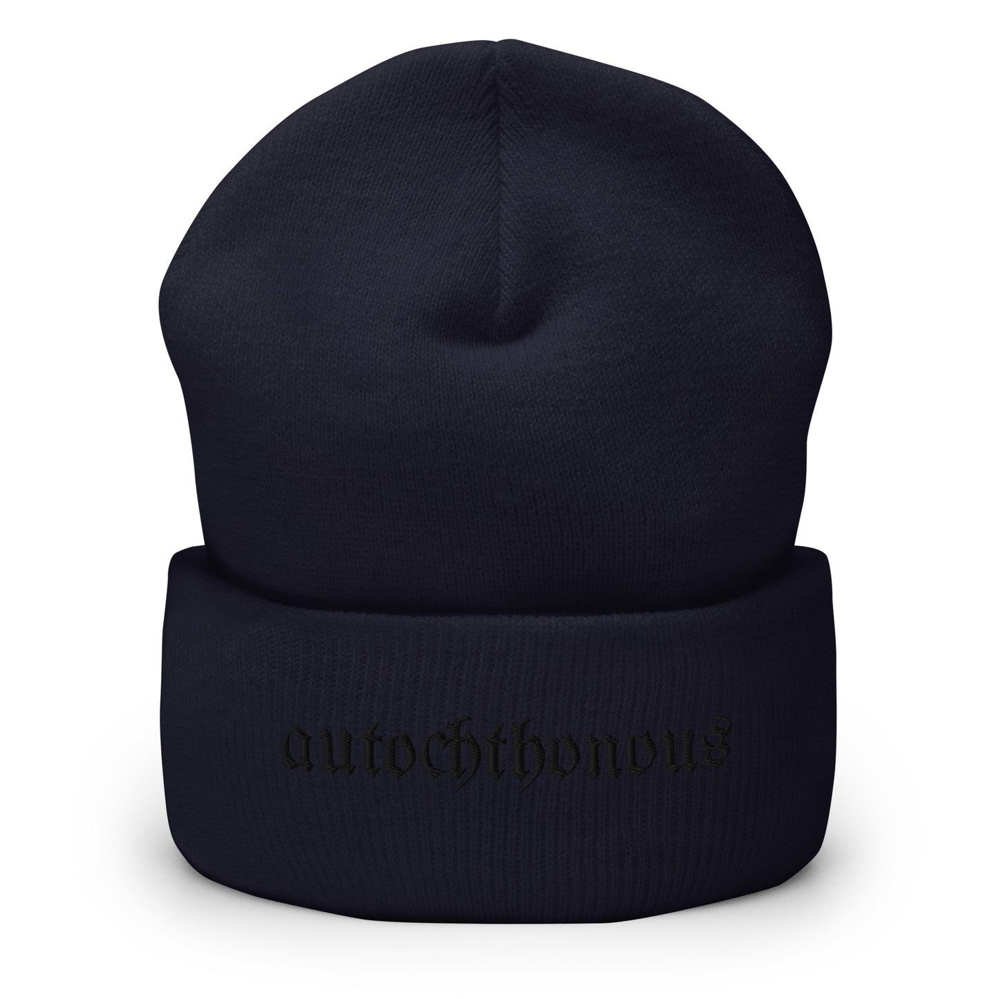 Autochthonous Beanie / schwarzes Logo