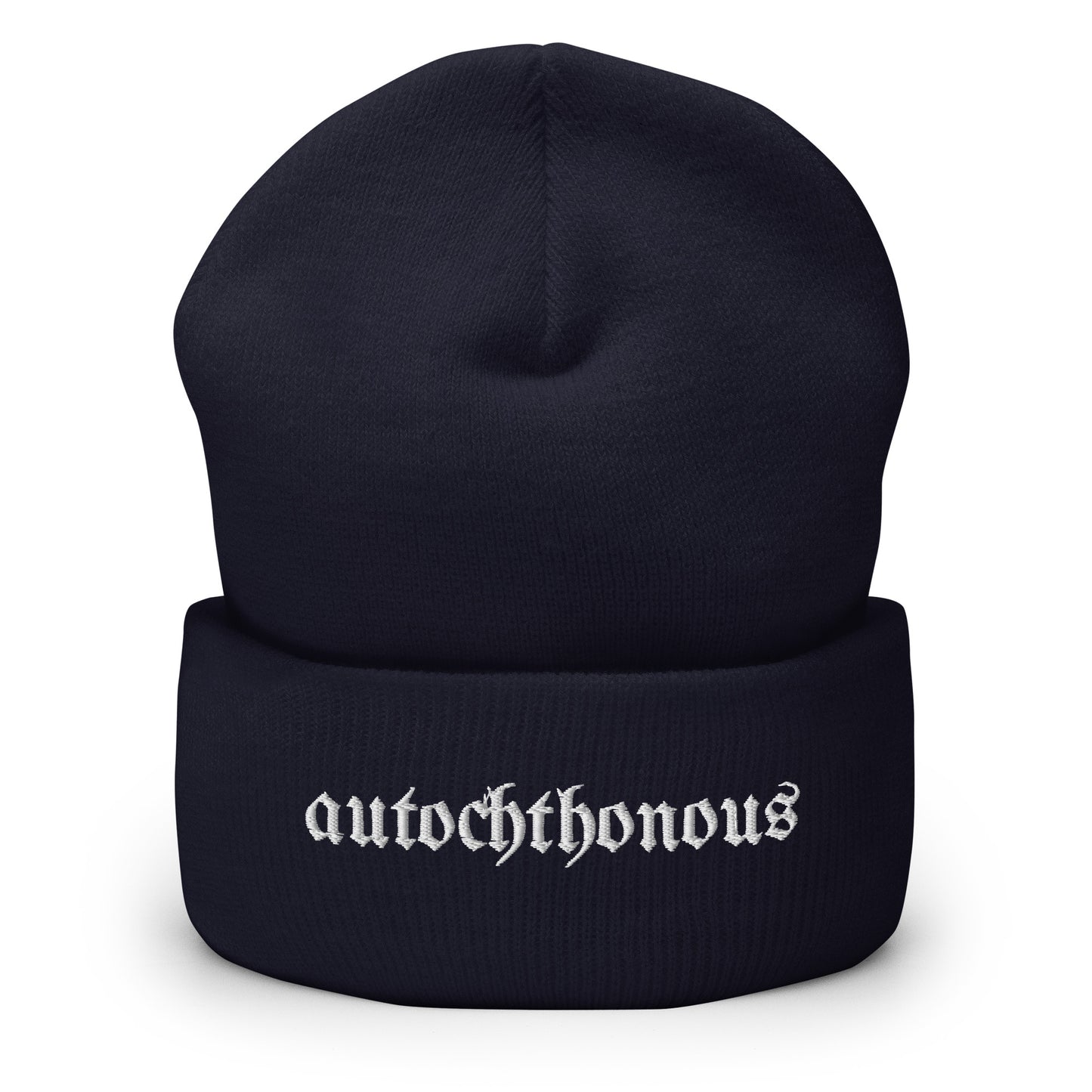 Autochthonous Beanie / weißes Logo