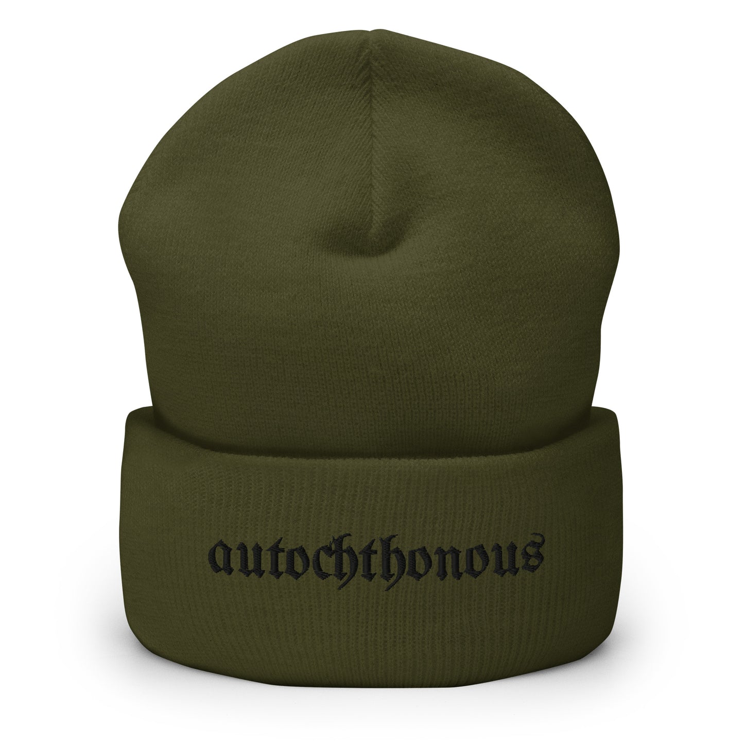 Autochthonous Beanie / schwarzes Logo