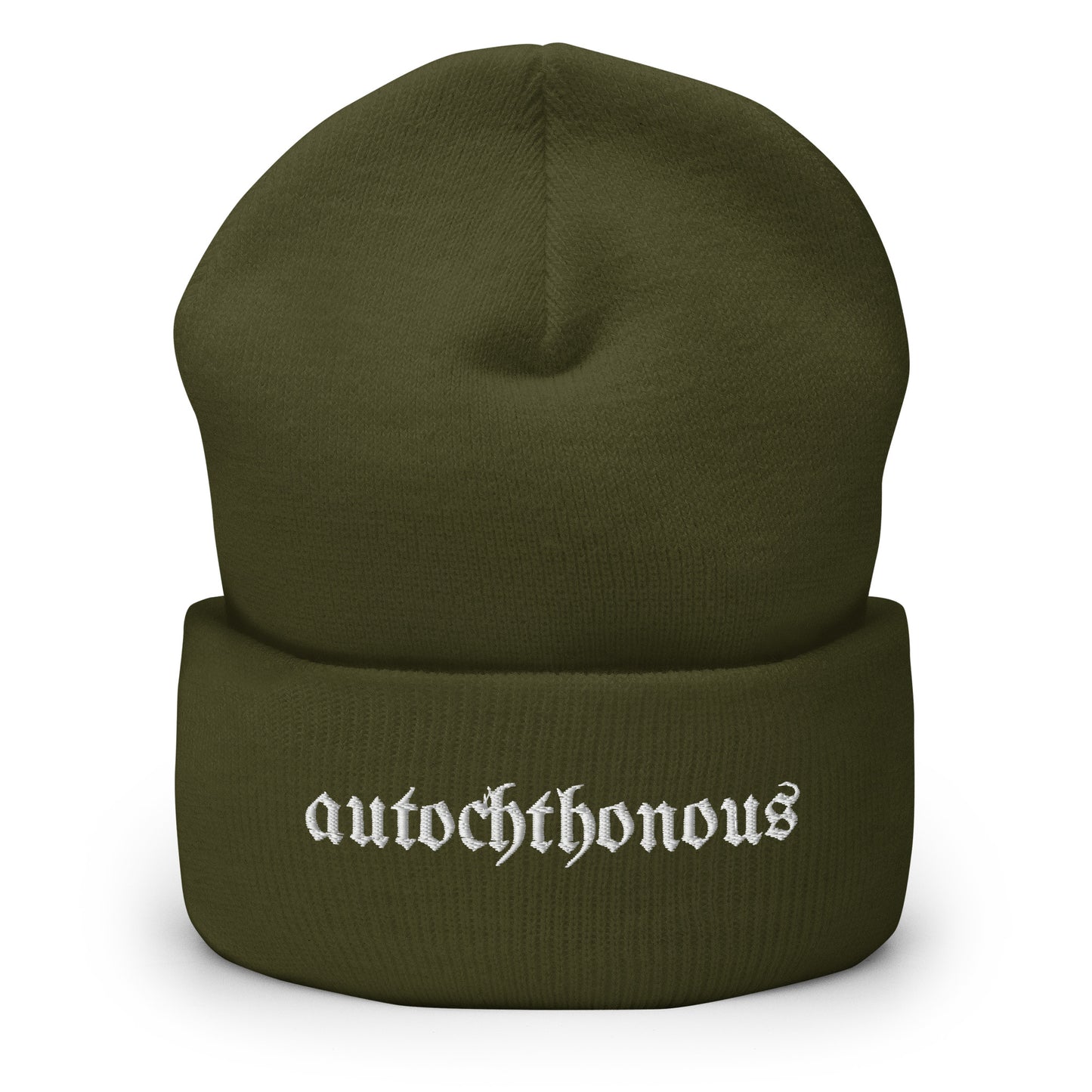 Autochthonous Beanie / weißes Logo