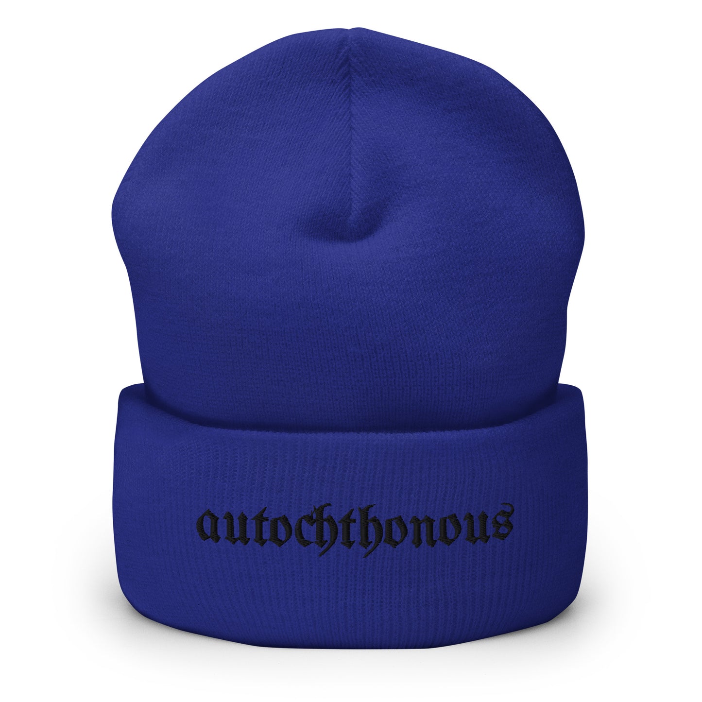 Autochthonous Beanie / schwarzes Logo