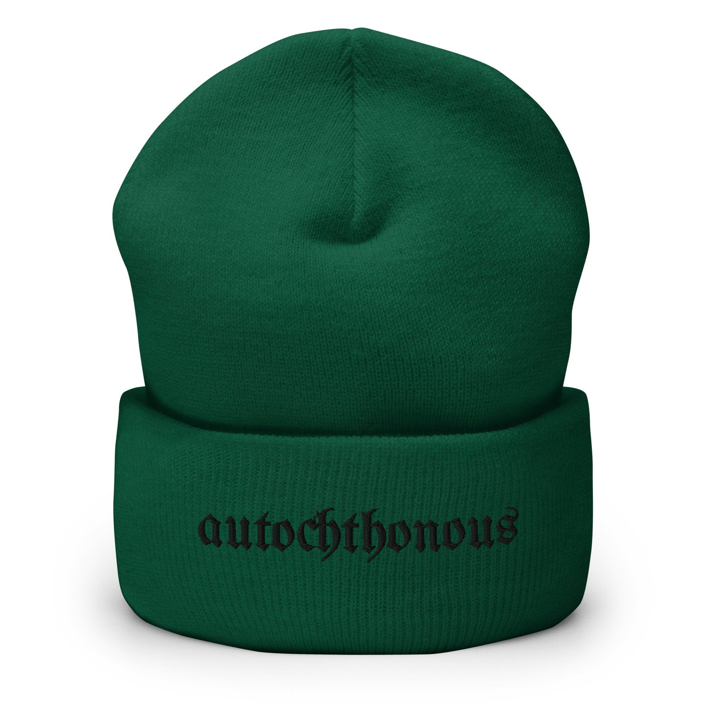 Autochthonous Beanie / schwarzes Logo