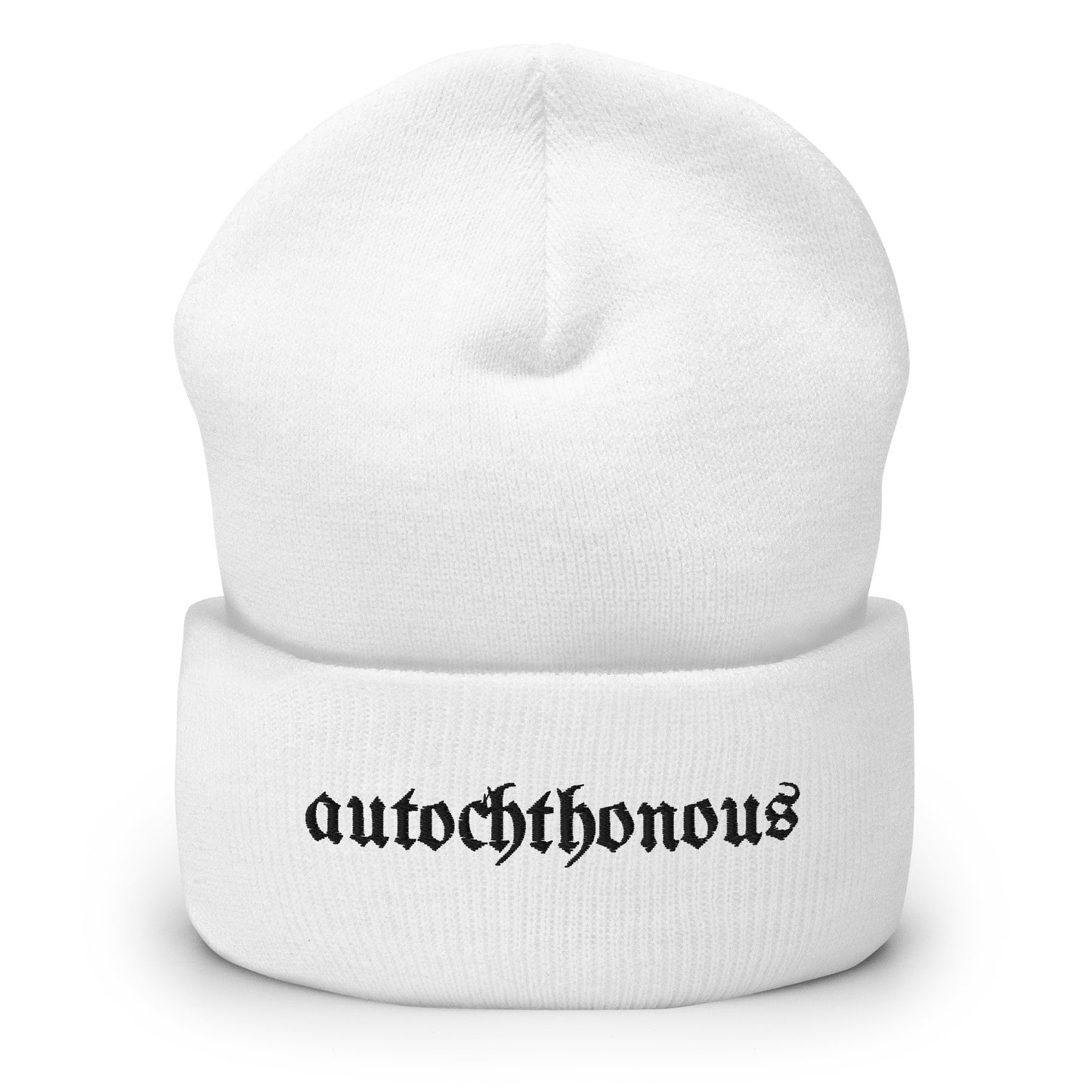 Autochthonous Beanie / schwarzes Logo